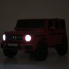 Дитячий електромобіль Bambi Mercedes G-Class з м'яким сидінням та пультом керування, сірий