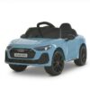 Дитячий електромобіль Bambi Audi Q3 одномісний з шкіряним сидінням, синій