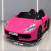 Дитячий двомісний електромобіль Bambi Porsche Cayman до 100 кг, рожевий