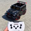 Дитячий електромобіль Mambi Mercedes Brabus повноприводний зі спойлером, чорний