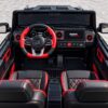 Дитячий електромобіль Mambi Mercedes Brabus повноприводний зі спойлером, чорний
