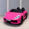 Дитячий двомісний електромобіль Bambi Porsche Cayman до 100 кг, рожевий