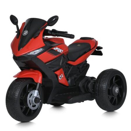 Дитячий триколісний електромотоцикл Bambi Sport, червоний