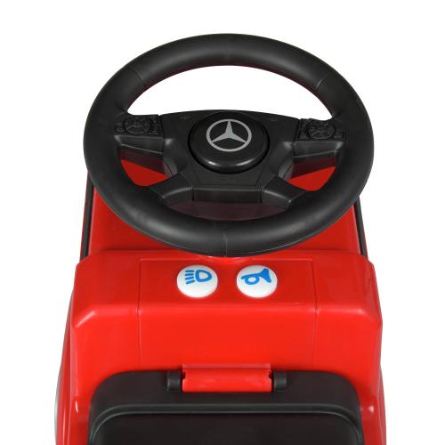 Дитячий толокар Bambi Mercedes Antos Truck Power з багажником та ручкою для транспортування, червоний