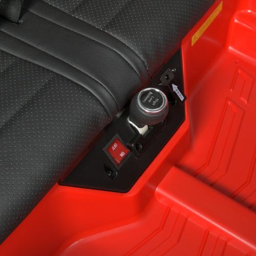 Дитячий двомісний електромобіль Bambi Hot Wheels, червоний