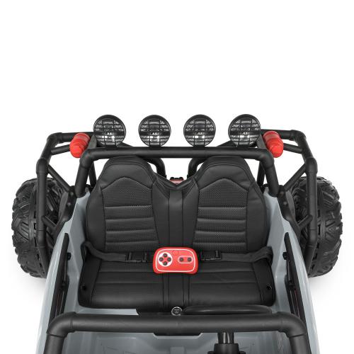 Дитячий двомісний електромобіль Bambi Hot Wheels, сірий