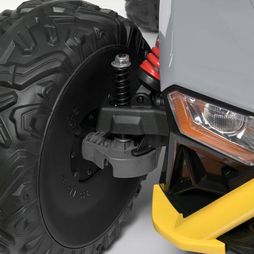 Дитячий двомісний електромобіль Bambi Hot Wheels, сірий