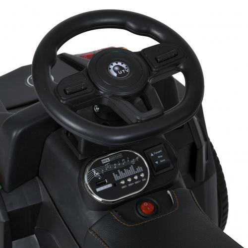 Детский толокар-каталка Buggy UTV Funny Series с родительской ручкой, оранжевый