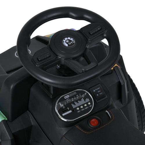 Детский толокар-каталка Buggy UTV Funny Series с родительской ручкой, розовый