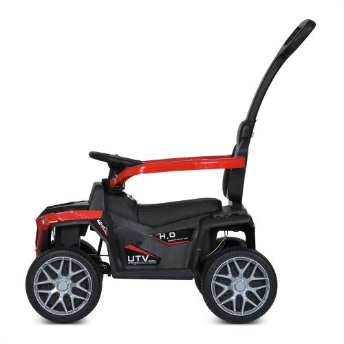 Детский толокар-электромобиль Buggy UTV HP.1000 с родительской ручкой, красный