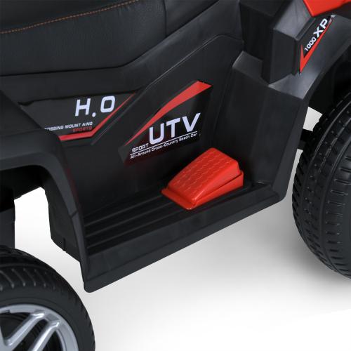 Детский толокар-электромобиль Buggy UTV HP.1000 с родительской ручкой, красный