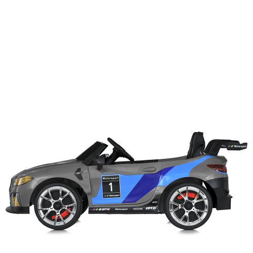 Дитячий двомісний електромобіль BMW M8 GTE Motorsport з автофарбуванням, сірий