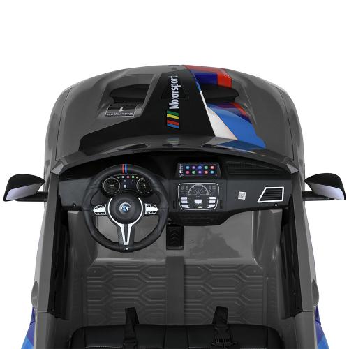 Дитячий двомісний електромобіль BMW M8 GTE Motorsport з автофарбуванням, сірий