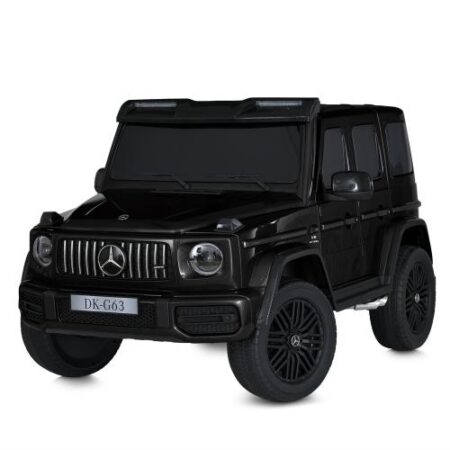 Дитячий двомісний повнопривідний електромобіль Mercedes G65 з автофарбуванням, до 80 кг, чорний