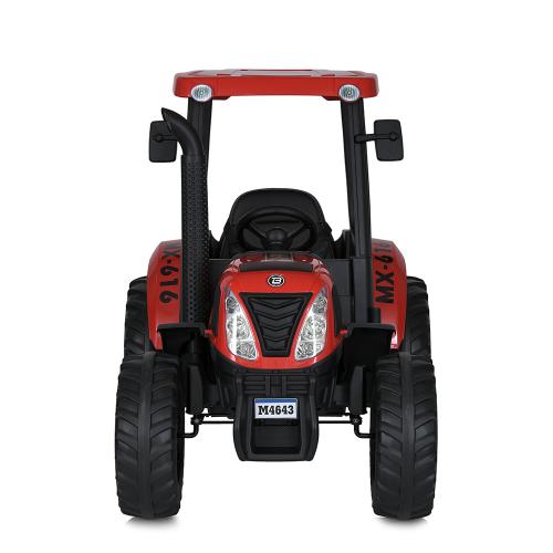 Дитячий електромобіль Bambi Tractor POWERFUL MX-616 (MP3) з дахом, червоний