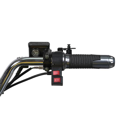 Напівпрофесійний електроквадроцикл для підлітків та дорослих Bambi Profi 1450W Orange Fox (MP3) з ручкою для трансортування та підсвіткою, до 150 кг, до 45 км, помаранчевий