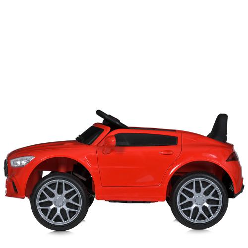 Детский электромобиль с пультом управления Bambi Mercedes, красный, красный