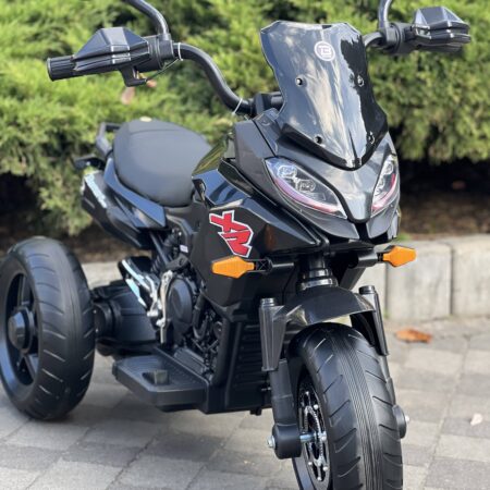 Дитячий триколісний електромотоцикл Bambi BMW SUPER 777, чорний