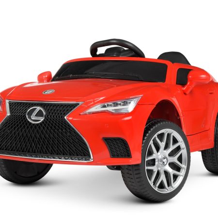 Детский полноприводный электромобиль Bambi Lexus, красный, красный