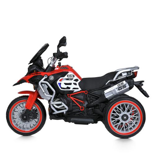 Дитячий електромотоцикл BMW R1250 GS Adventure триколісний з підсвіткою, червоний
