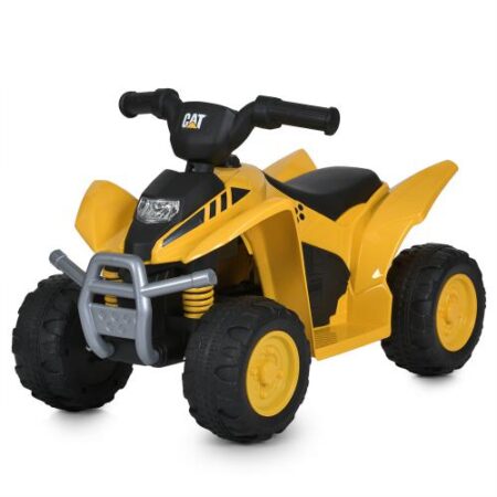 Дитячий толокар-електроквадроцикл для найменших Bambi CAT Mini, жовтий