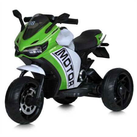 Детский электромотоцикл Bambi Ducati Motor Sport R6 (MP3) трехколесный, зеленый