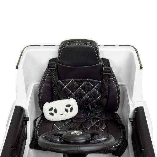 Дитячий електромобіль Bambi Mercedes G63 AMG (MP3) з ручкою для транспортування, білий