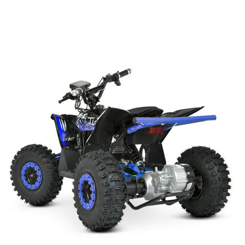 Напівпрофесійний електроквадроцикл для дітей та підлітків Bambi Profi 350W Tiger-9 з ручкою для транспортування, до 65 кг, до 30 км/год, синій