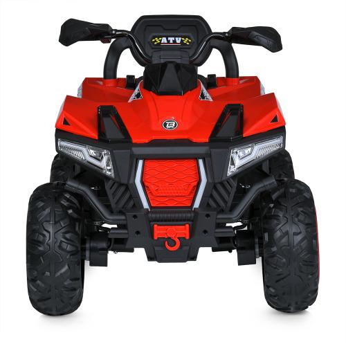 Дитячий повнопривідний електроквадроцикл Bambi ATV RAYS 4х4 Engineering (MP3) з пультом керування, червоний
