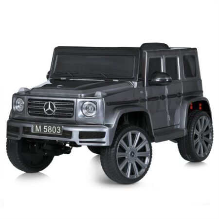 Детский полноприводный электромобиль Bambi Mercedes G500 (MP3) с автокраской, серый