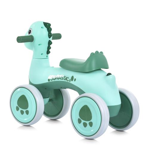 Дитячий толокар-біговел Jurassic Dino з підсвіткою, зелений