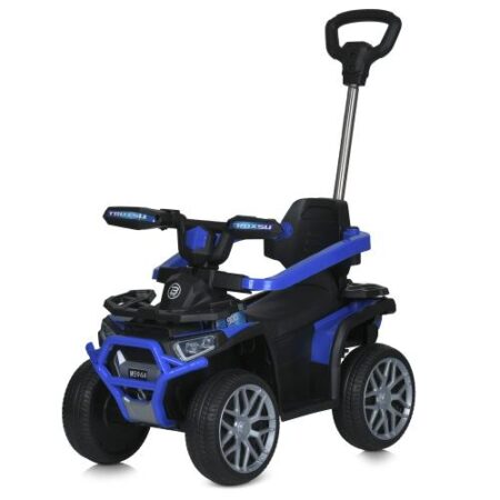 Дитячий толокар-електроквадроцикл Bambi TROXSU 900 (MP3) з батьківською ручкою та пультом керування, синій