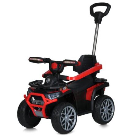 Дитячий толокар-електроквадроцикл Bambi TROXSU 900 (MP3) з батьківською ручкою та пультом керування, червоний