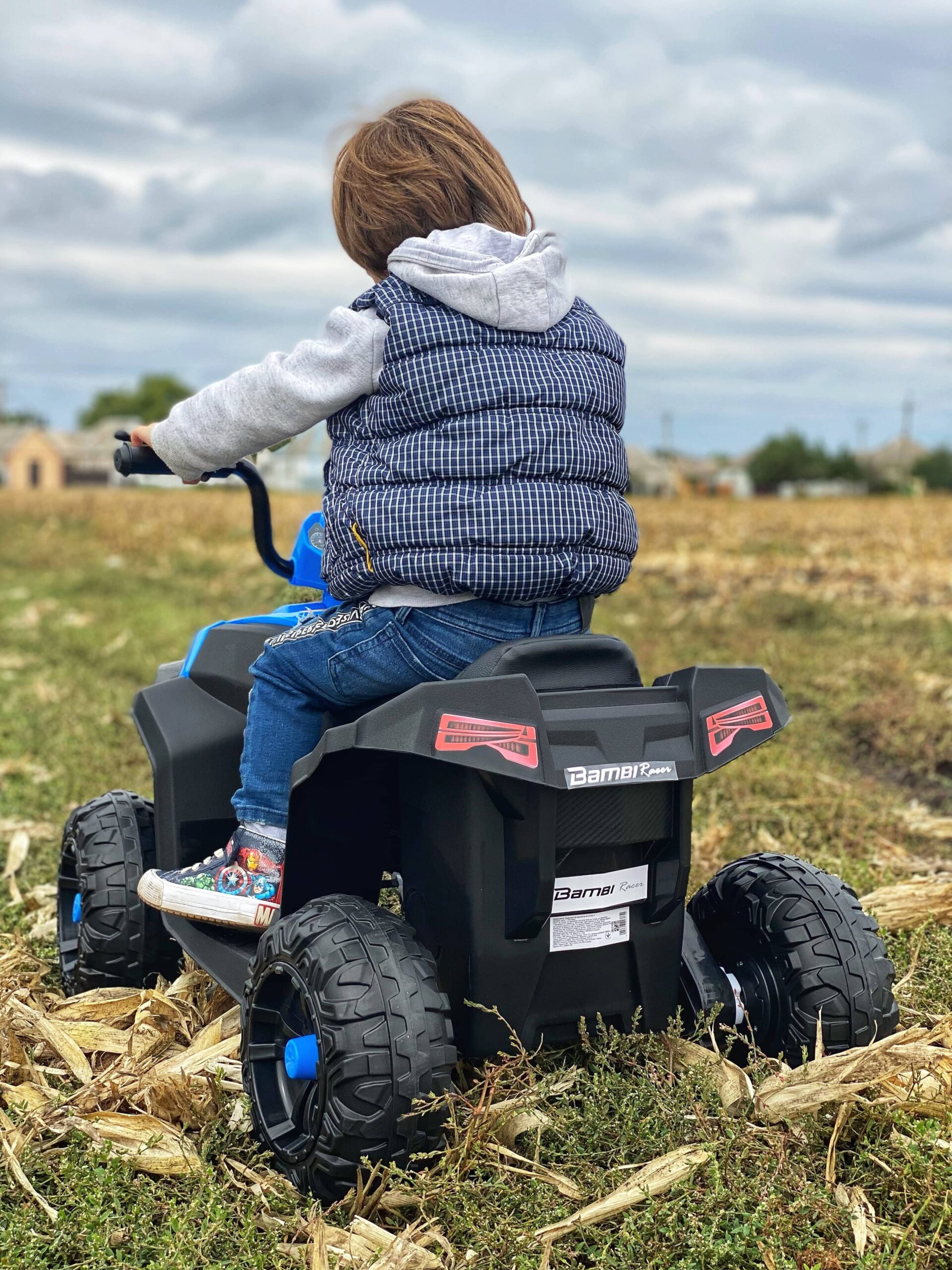 Дитячий електроквадроцикл Bambi Extreme Passion (MP3), синій