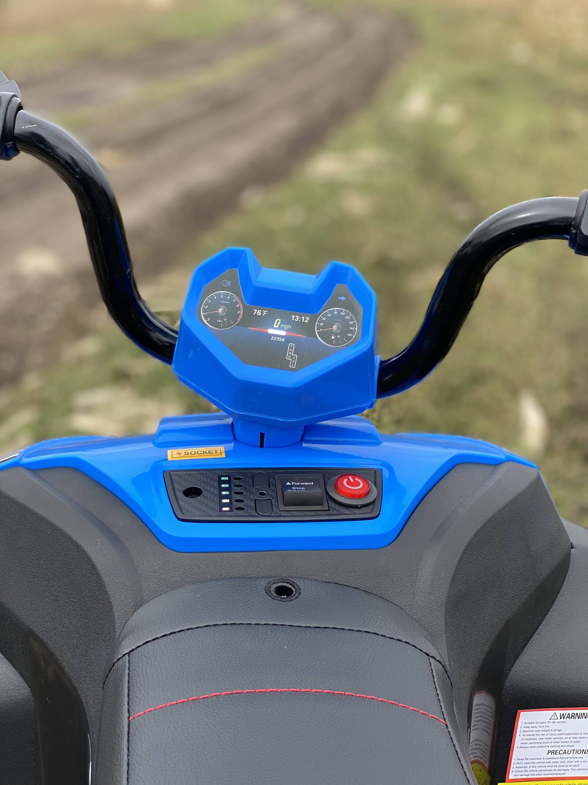 Дитячий електроквадроцикл Bambi Extreme Passion (MP3), синій