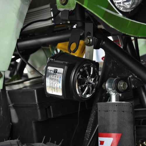 Напівпрофесійний електроквадроцикл для підлітків та дорослих Bambi Profi 1000W Military (MP3) з 2 решітками під вантаж, до 120 кг, до 30 км, зелений камуфляж