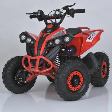 Напівпрофесійний електроквадроцикл для дітей та підлітків Bambi Profi (1200W) XBW Classic (MP3) з ручкою для транспортування, до 75 кг, до 25 км, червоний