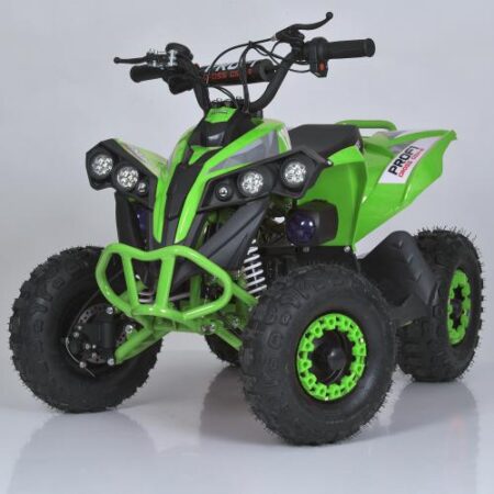 Напівпрофесійний електроквадроцикл для дітей та підлітків Bambi Profi (1200W) XBW Classic (MP3) з ручкою для транспортування, до 75 кг, до 25 км, зелений