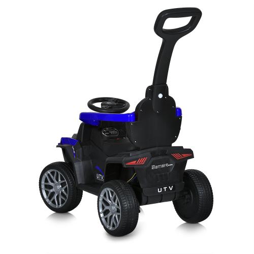 Детский толокар-электромобиль Buggy UTV HP.1000 с родительской ручкой, синий
