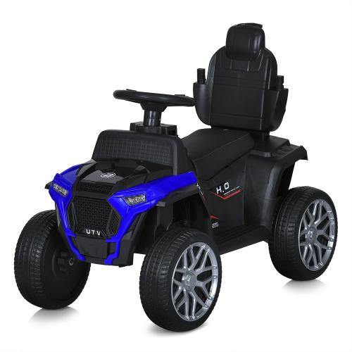 Детский толокар-электромобиль Buggy UTV HP.1000 с родительской ручкой, синий