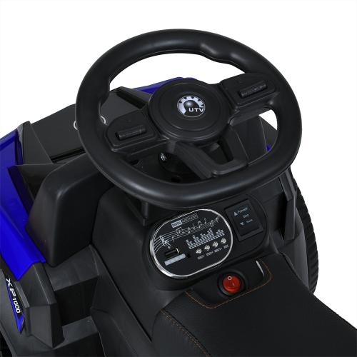 Детский толокар-электромобиль Buggy UTV HP.1000 с родительской ручкой, синий