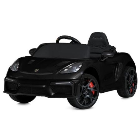 Дитячий електромобіль Bambi Porsche RS Spyder (MP3) з додатковими коліщатками та автофарбуванням, чорний
