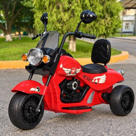 Дитячий електромотоцикл Chopper Spirit, червоний
