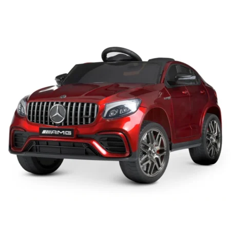 Дитячий повнопривідний електромобіль Bambi Mercedes-Benz GLC 63S з автофарбуванням, червоний