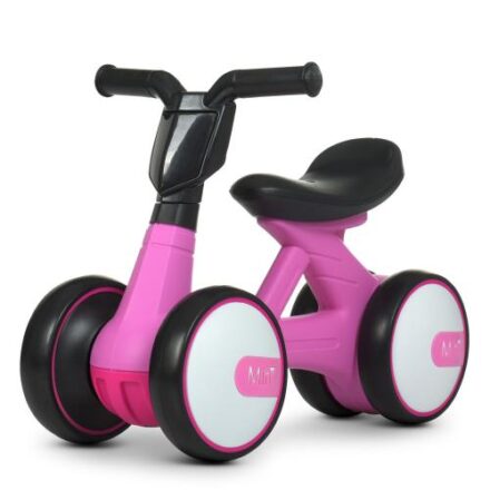 Дитячий толокар Bambi Mihi з підсвіткою, рожевий