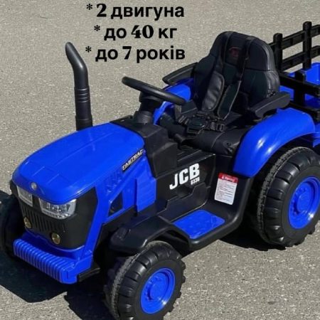 Дитячий електромобіль Tractor LABOR (MP3), синій