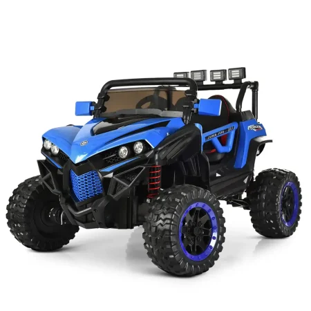 Детский полноприводный электромобиль Bambi Buggy GForce 200 с кондиционером и ручкой для транспортировки, до 60 кг, до 8 км, голубой