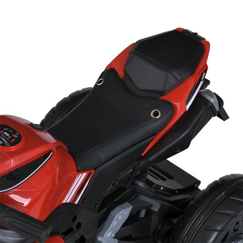 Детский трехколесный электромотоцикл ZX-10R (MP3), красный