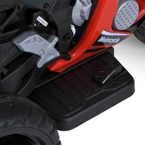 Детский трехколесный электромотоцикл ZX-10R (MP3), красный