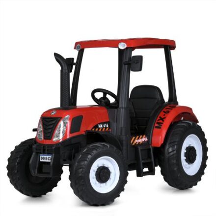 Дитячий електромобіль Bambi Tractor POWERFUL MX-616 (MP3) з дахом, червоний